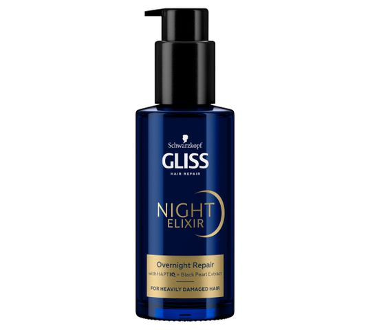Gliss Night Elixir Repair odbudowująca kuracja na noc bez spłukiwania do włosów mocno zniszczonych (100 ml)