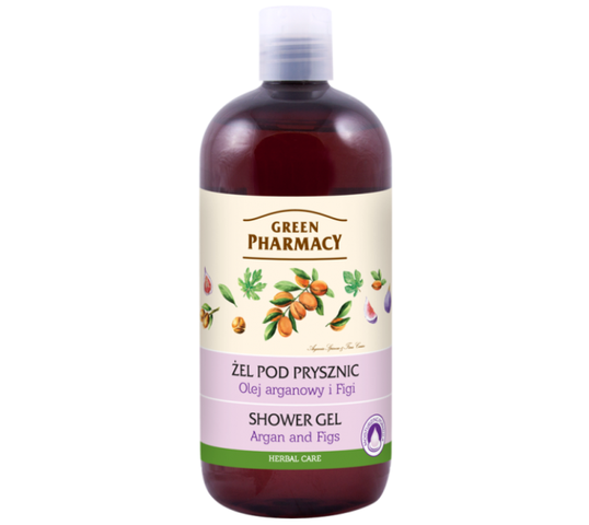 Green Pharmacy żel pod prysznic olejek arganowy i figi (500 ml)