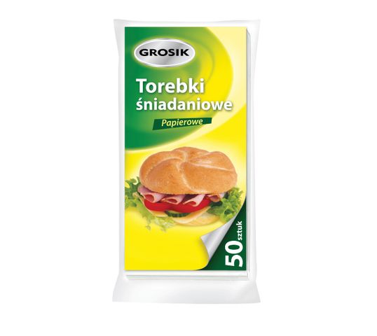 Grosik torebki śniadaniowe papierowe 50 szt.