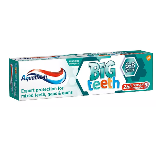 Aquafresh Pasta do zębów dla dzieci Big Teeth 6-8 lat (50 ml)