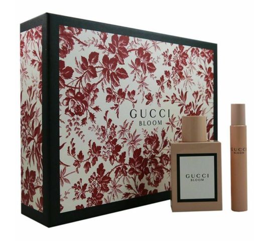 Gucci Bloom zestaw woda perfumowana spray 100ml + mgiełka do włosów 30ml