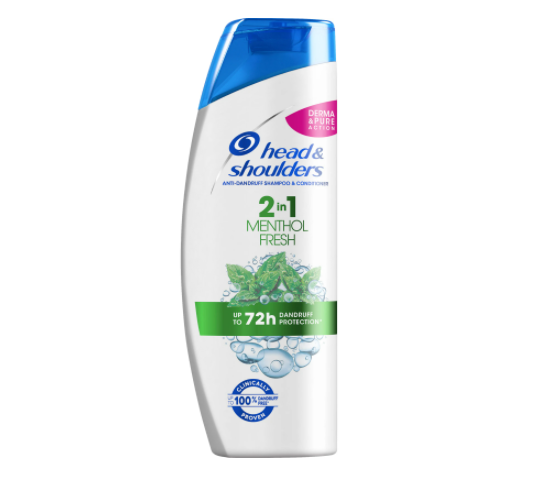Head & Shoulders Szampon przeciwłupieżowy Menthol Fresh 2w1 (400 ml)