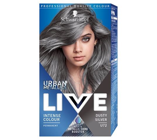 Live Urban – Metallics Dusty Silver U72 trwała farba do włosów (1 szt.)