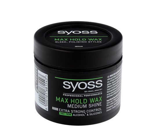 Syoss Wosk stylizujący do włosów Max Hold Medium Shine (150 ml)