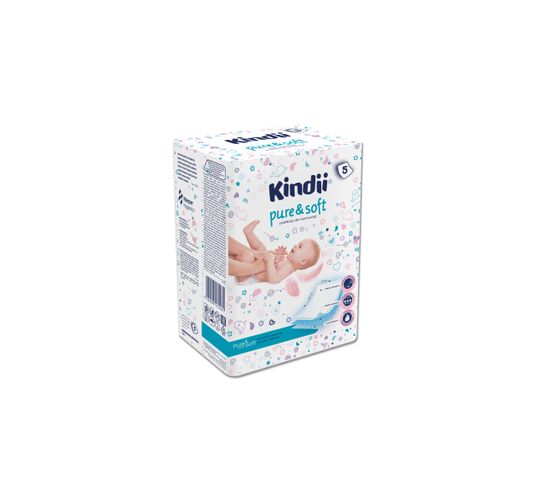 Kindii Pure&Soft Podkłady jednorazowe dla niemowląt (5 szt.)