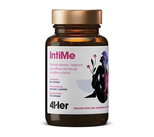 HealthLabs 4HER IntiMe probiotyk doustny wsparcie prawidłowej równowagi mikroflory u kobiet suplement diety (30 kapsułek)