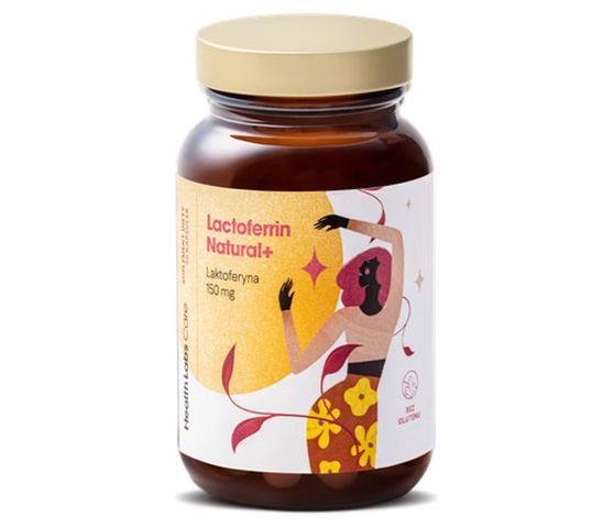 HealthLabs Lactoferrin Natural+ laktoferyna 150mg (30 kapsułek)