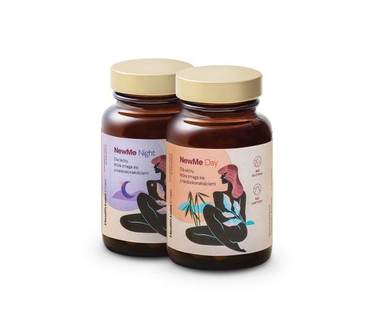HealthLabs NewMe Day+Night witaminy i minerały na włosy skórę i paznokcie suplement diety (60 kapsułek)