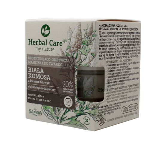 Herbal Care maseczka do twarzy regenerująco odżywcza Biała Komosa (50 ml)
