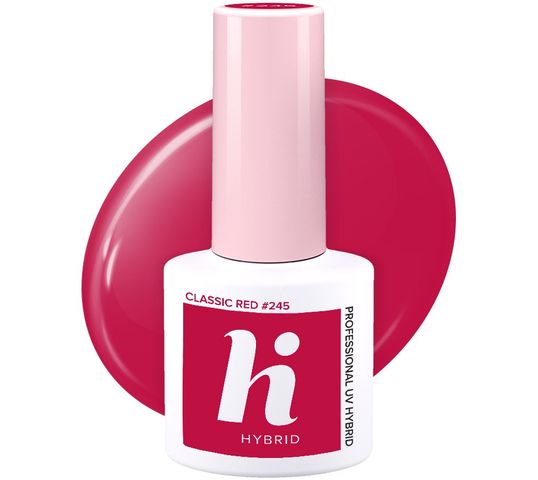 Hi Hybrid Hi Date lakier hybrydowy 245 Classic Red 5 ml
