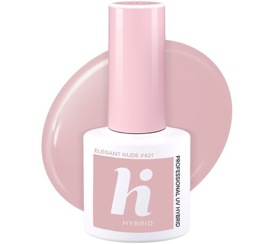 Hi Hybrid Hi Date lakier hybrydowy 421 Elegant Nude 5 ml