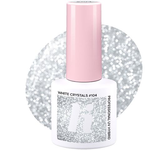 Hi Hybrid Hi Party lakier hybrydowy 104 White Crystals 5 ml