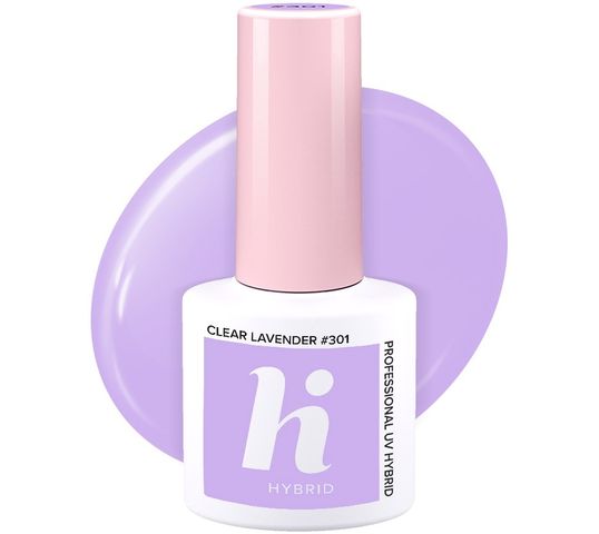 Hi Hybrid Hi Sport lakier hybrydowy 301 Clear Lavender 5 ml