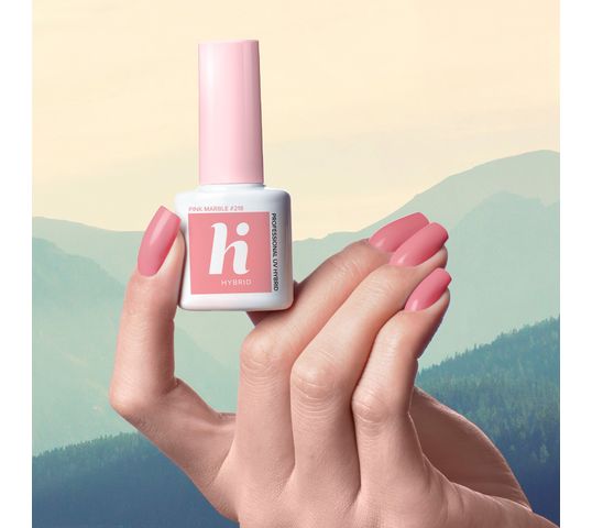 Hi Hybrid Hi Travel lakier hybrydowy 218 Pink Marble 5 ml
