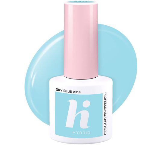 Hi Hybrid Hi Travel lakier hybrydowy 314 Sky Blue 5 ml