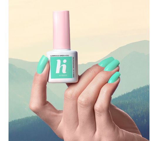 Hi Hybrid Hi Travel lakier hybrydowy 352 Luminous Green 5 ml