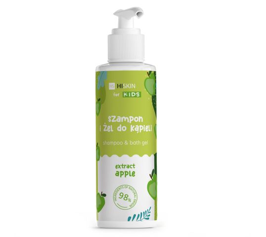 HiSkin Kids szampon i żel do kąpieli Jabłko 280ml