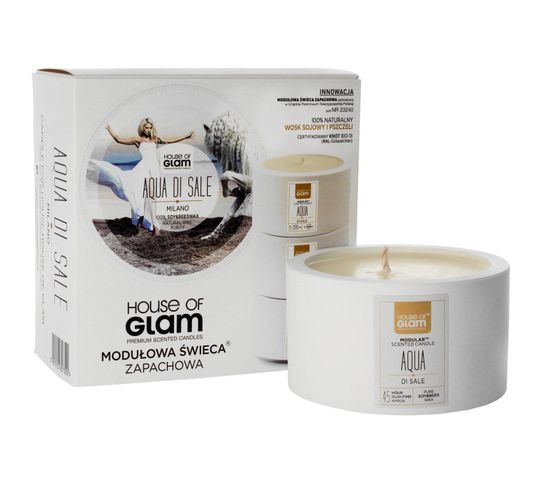 House Of Glam Modułowa Świeca zapachowa Aqua Di Sale Milano 200 g