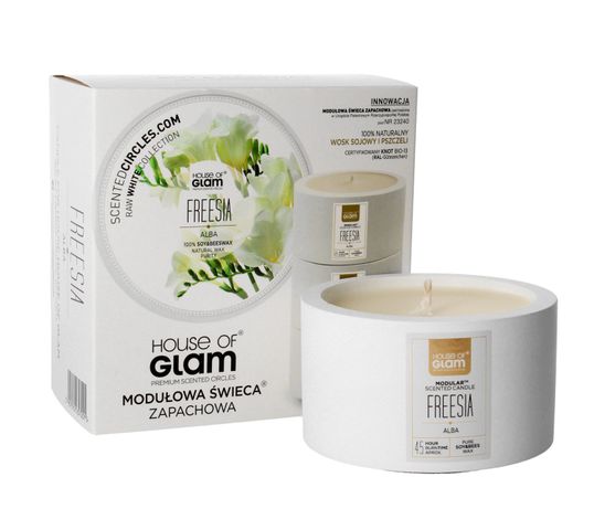 House Of Glam Modułowa Świeca zapachowa Freesia Alba 200 g