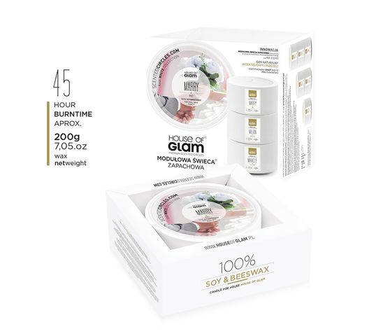 House Of Glam Świeca zapachowa Marry Me! 200g