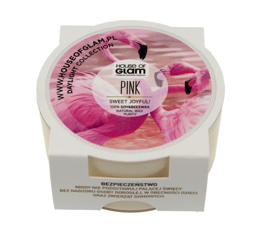 House Of Glam Świeca zapachowa mini Sweet Joyful Pink 45 g