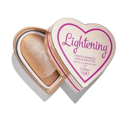I Heart Revolution Glow Hearts – rozświetlacz Luminous Lightening (10 g)