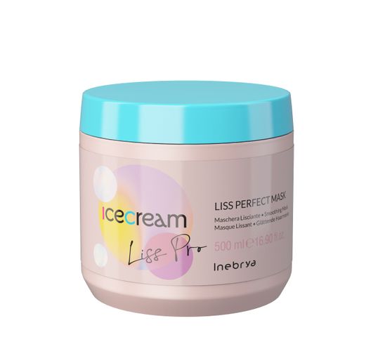 Inebrya Ice Cream Liss-Pro maska wygładzająca włosy (500 ml)
