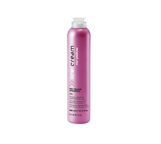 Inebrya Ice Cream No-Yellow Shampoo szampon do włosów neutralizujący żółte odcienie (300 ml)