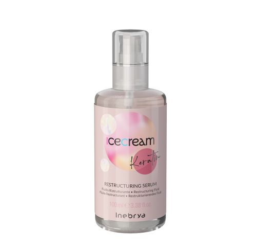 Inebrya Keratin Restructuring Serum keratynowy fluid restrukturyzujący do włosów (100 ml)