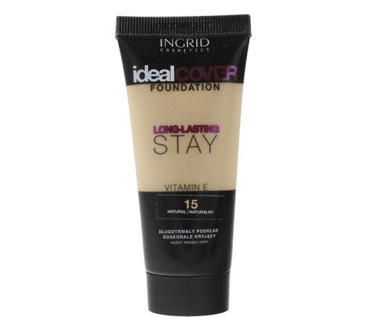 Ingrid Ideal Cover Long-Lasting Stay podkład nr 15 Natural (30 ml)