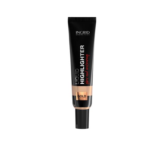 Ingrid Liquid Highlighter rozświetlacz do twarzy w płynie Gold (20 ml)