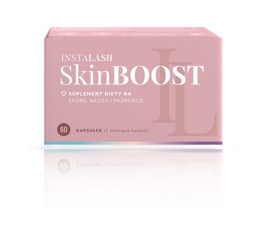 Instalash SkinBoost suplement diety na skórę włosy rzęsy i paznokcie 60 kapsułek