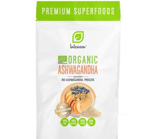 Intenson Bio Ashwagandha suplement diety w proszku (90 g)