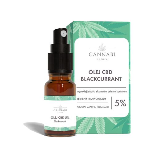 Intenson Cannabi Nature olej CBD czarna porzeczka 5% (10 ml)
