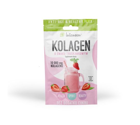 Intenson Kolagen o smaku truskawkowym suplement diety (11 g)