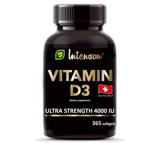 Intenson Witamina D3 4000 IU suplement diety (365 kapsułek)