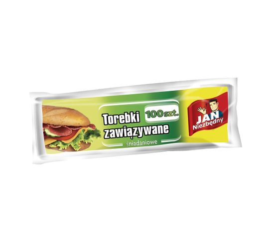 Jan Niezbędny torebki śniadaniowe zawiązywane 1 op.- 100 szt.