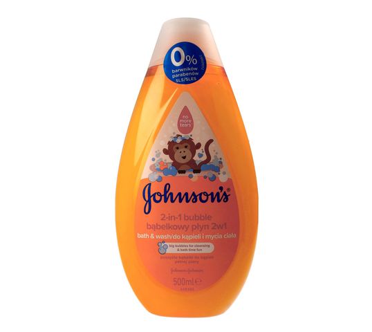 Johnson's Baby Bubble Bąbelkowy Płyn do kąpieli 2w1 dla dzieci 500 ml