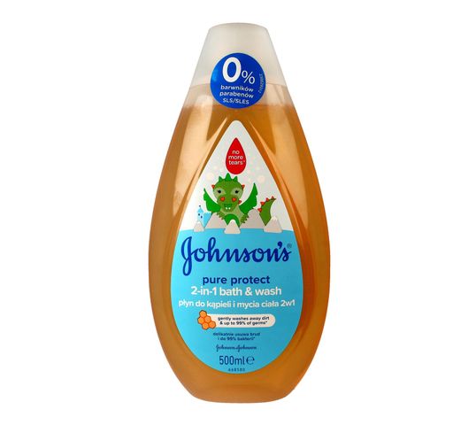 Johnson's Baby Pure Protect Płyn do kąpieli 2in1 dla dzieci 500 ml