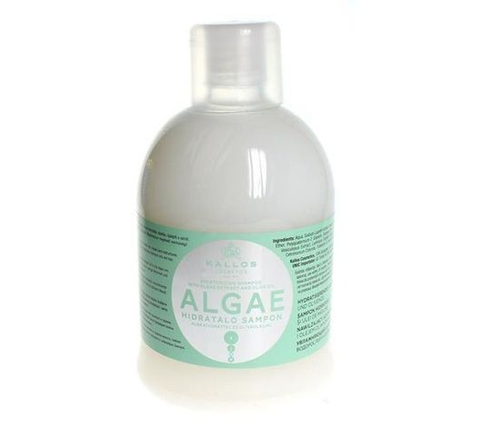 Kallos Algae Moisturizing Shampoo With Algae Extract And Olive Oil nawilżający szampon z ekstraktem z alg i olejem oliwkowym do włosów suchych 1000ml