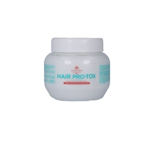 Kallos Hair Pro-Tox Hair Mask maska do włosów z keratyną kolagenem i kwasem hialuronowym 275ml