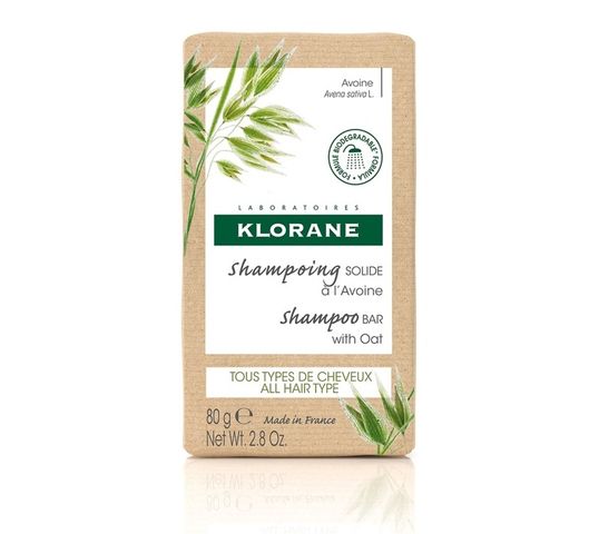 Klorane Shampoo Bar szampon w kostce z owsem 80g