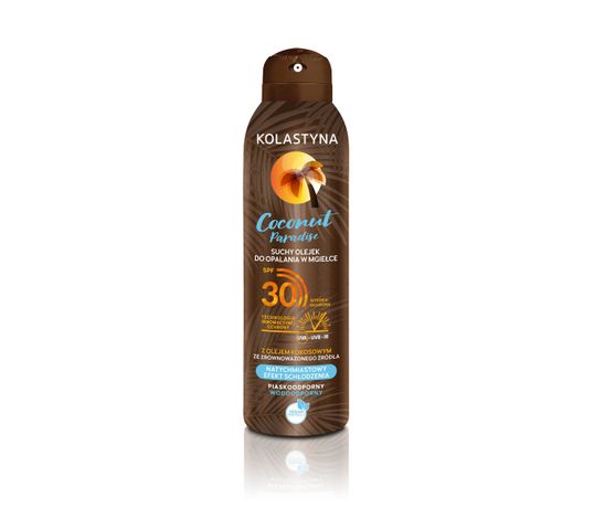 Kolastyna Coconut Paradise Suchy olejek do opalania spray SPF30 (150 ml)