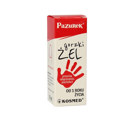 Kosmed Pazurek Gorzki Żel przeciw obgryzaniu paznokci 10ml