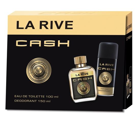 La Rive for Men Cash Zestaw woda toaletowa 90 ml + dezodorant 150 ml