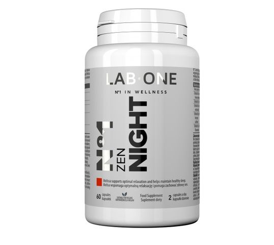 LAB ONE N°1 Zen Night suplement diety wspierający sen 60 kapsułek