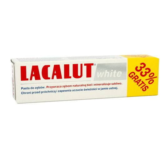Lacalut White pasta do zębów  wybielająca 75 ml