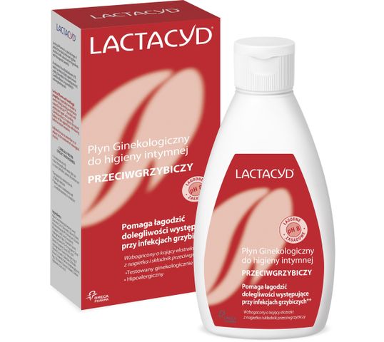 Lactacyd Płyn ginekologiczny do higieny intymnej przeciwgrzybiczy 200 ml