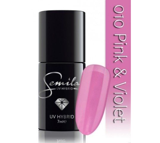 Lakier hybrydowy Semilac 010 Pink & Violet 7 ml