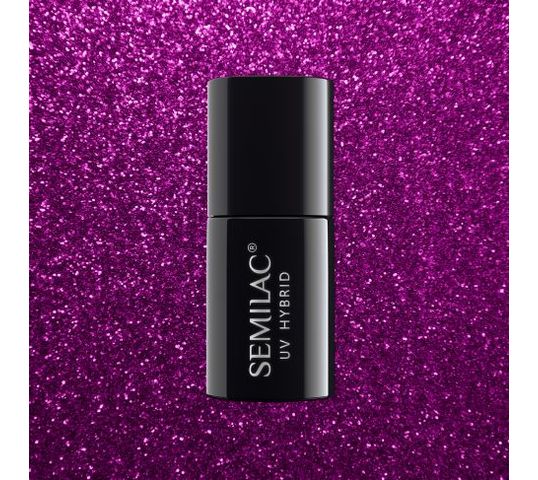 Lakier hybrydowy Semilac 256 Violet Platinum 7 ml